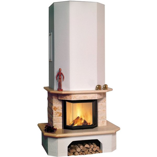 HARK Kaminbausätze »Aspen echter Mamor classico-beige«, 8 kW, Zeitbrand, Aufbaumaterial bis Raumhöhe 250cm inkl.