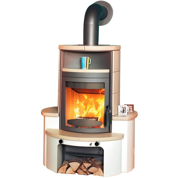 HARK Kaminofen »Avenso GT ECOplus«, 8 kW, Dauerbrand, creme
