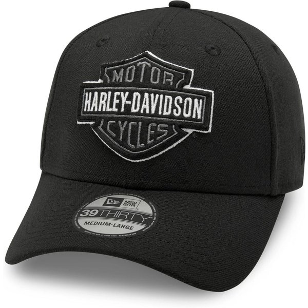 HARLEY-DAVIDSON Baseball Cap Herren Bar&Shield Motorrad Cappy Biker Kappe Basecap Mütze Stretchband
