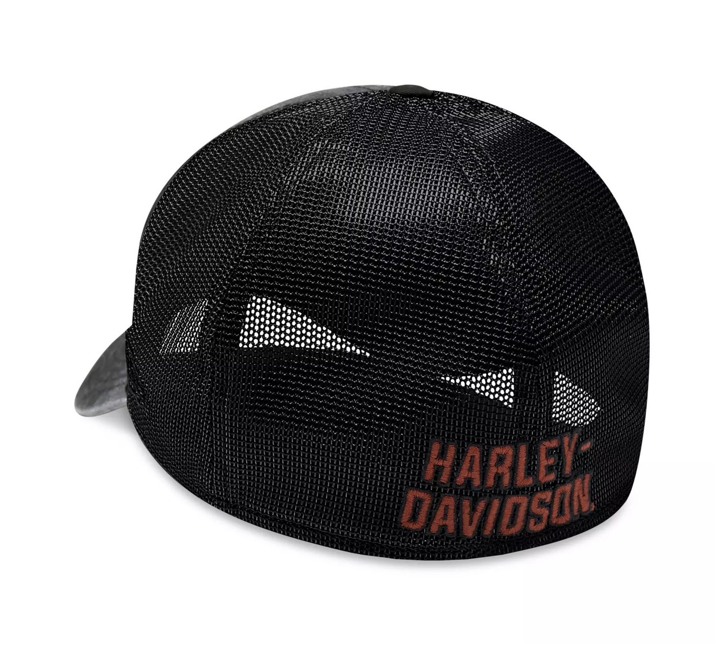 HARLEY-DAVIDSON Baseball Cap Herren Trucker Cap Washed Colorblock 39THIRTY® Kappe Bar&Shield Logo Gesticktes New Era Flaggenlogo auf der Seite – Bild 2 von 2