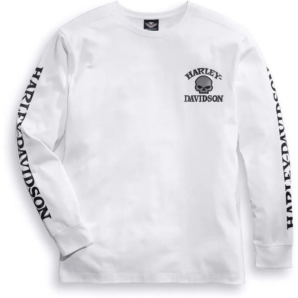 HARLEY-DAVIDSON Langarmshirt Herren Pullover Willie G Skull Longsleeve Langarm Sweater