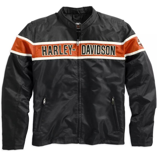 HARLEY-DAVIDSON Motorradjacke Herren Generations Casual Outdoor Freizeitjacke Funktionsjacke Gestickte Grafik-Applikationen.