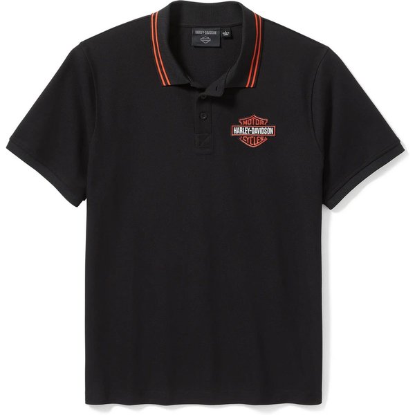 HARLEY-DAVIDSON Poloshirt POLOSHIRT B&S PIQUE
