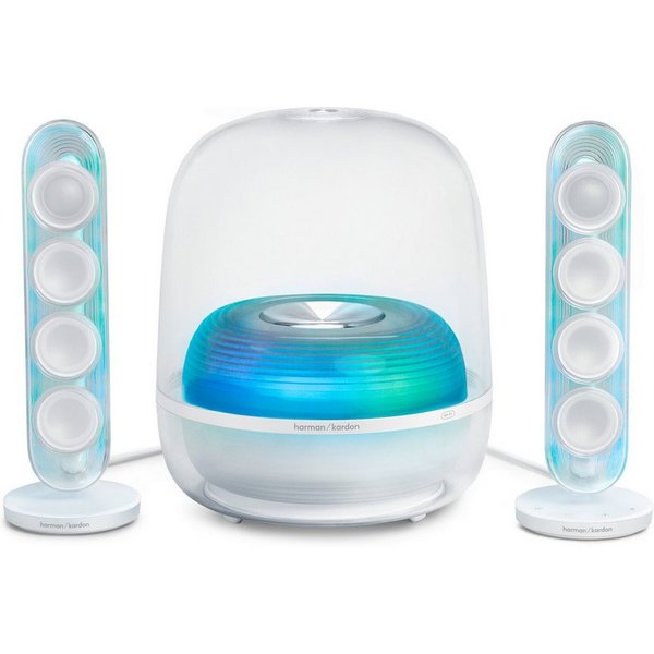 Harman/Kardon Soundsticks 5 Wi-Fi Edition 2.1 Soundsystem 2.1 (Bluetooth, WLAN, 50 W, 2.1 Kanal WLAN Lautsprecher)
