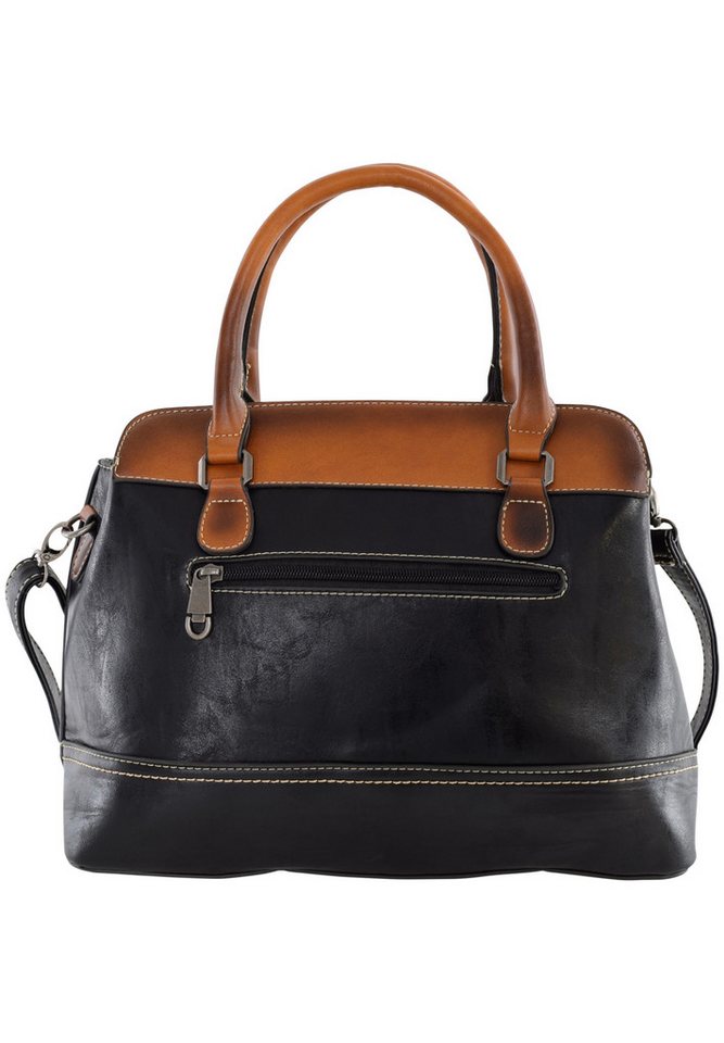 Harpa Henkeltasche VALERA, mit zwei Hauptfächern und Handyfach – Bild 4 von 5