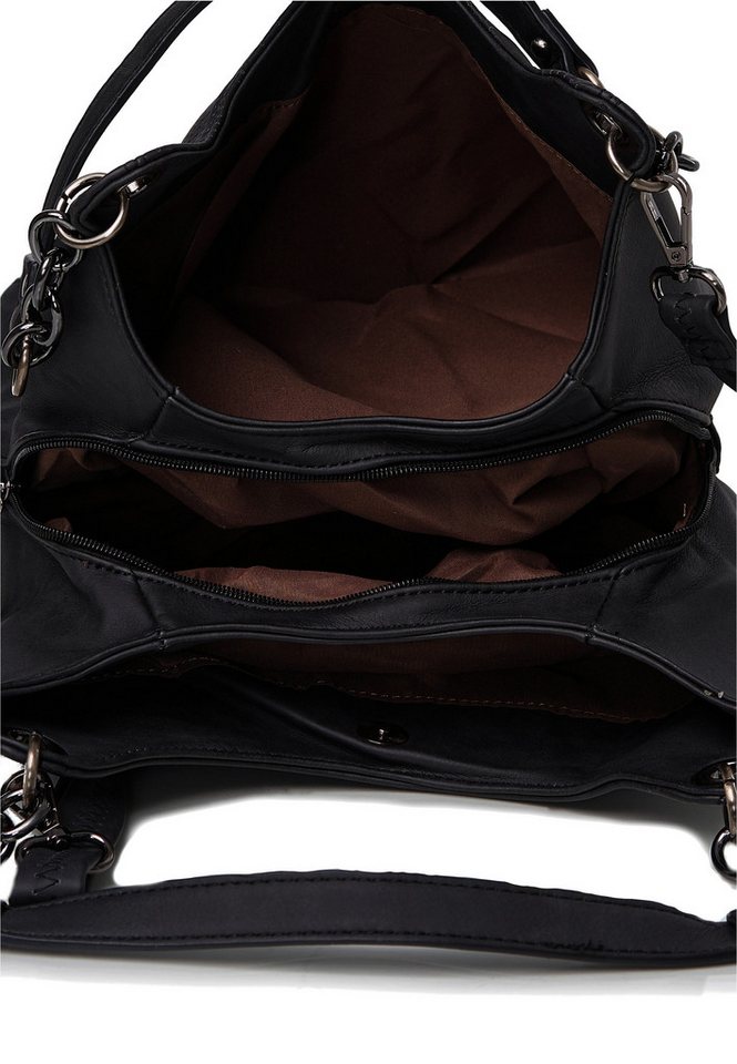 Harpa Schultertasche (1-tlg), mit aufwendigen Tragegriffen und feinem Lasercut – Bild 3 von 5