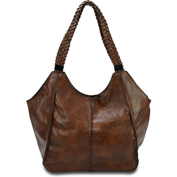 Harpa Schultertasche ZOELLA, mit geflochtenen Henkeln