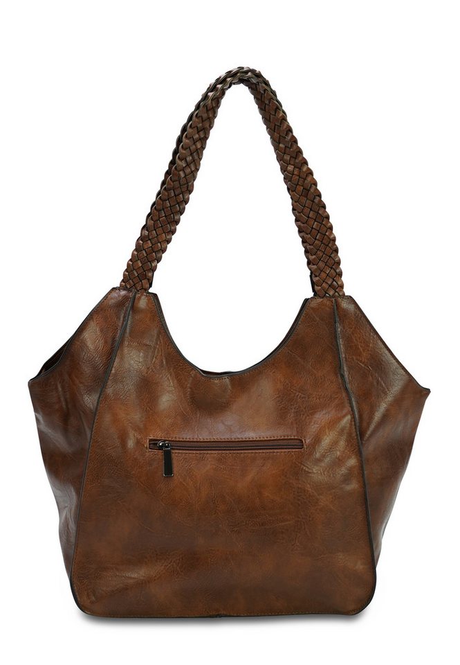Harpa Schultertasche ZOELLA, mit geflochtenen Henkeln – Bild 3 von 5