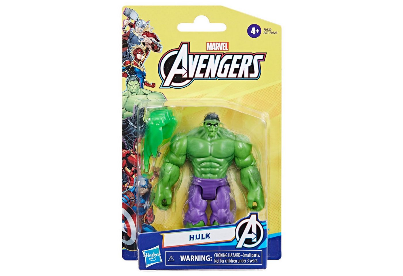 Hasbro Actionfigur Marvel Avengers Epic Hero Series Hulk Deluxe Action-Figur ab 4 Jahre – Bild 4 von 5