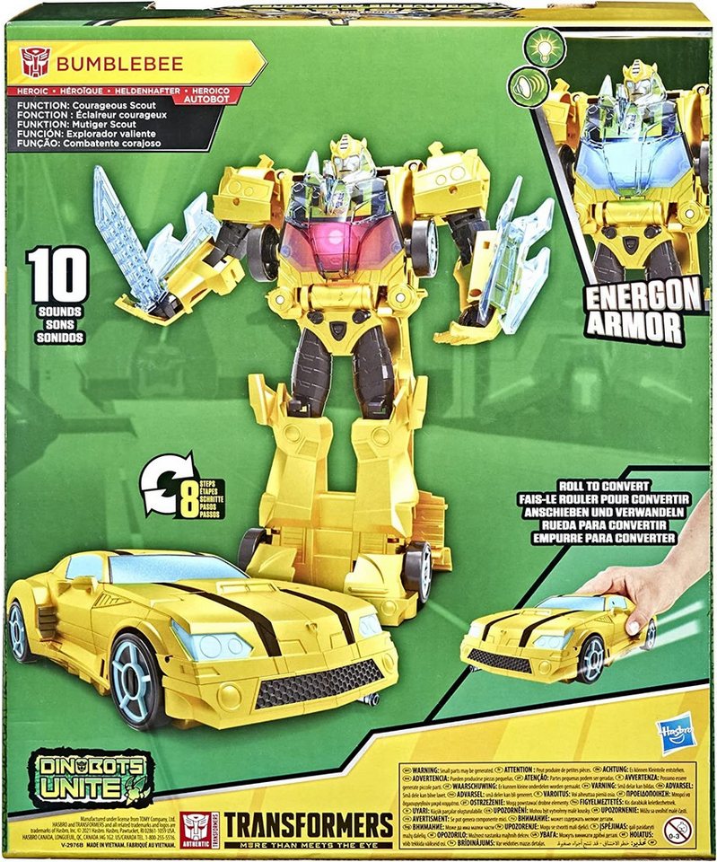 Hasbro Actionfigur Transformers Cyberverse Adventures Roll N’ Change Bumblebee Auto« – Bild 2 von 5