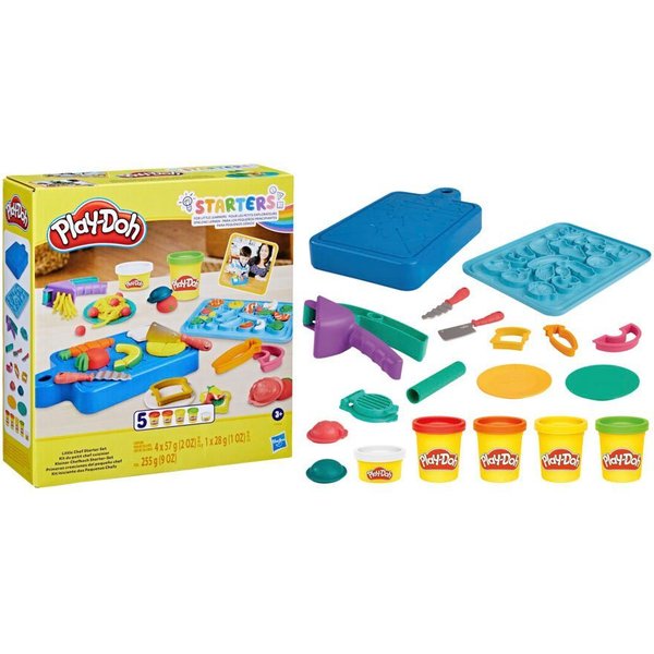 Hasbro Knetform-Set Play-Doh, Kleiner Chefkoch Starter-Set