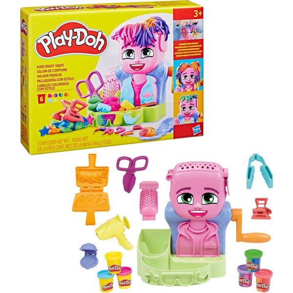 Hasbro Knetform-Set Play-Doh, Wilder Friseur