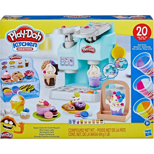 Hasbro Knetform-Set Play-Doh Knetspaß Café