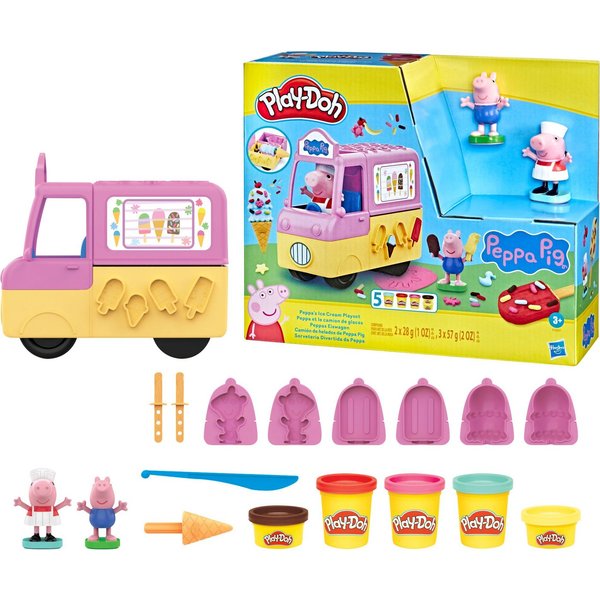 Hasbro Knetform-Set Play-Doh Peppas Eiswagen
