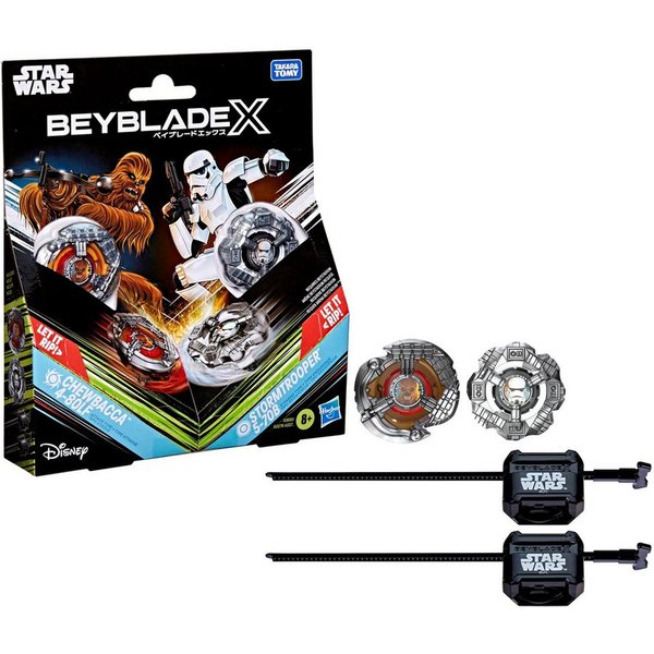 Hasbro Kreisel Beyblade X Star Wars Chewbacca vs. Stormtrooper, Kreisel-Set aus Star Wars