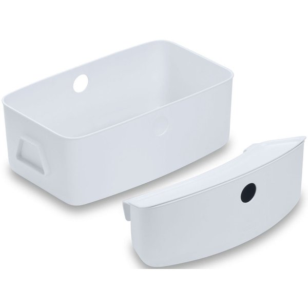 Hauck Aufbewahrungsbox Alpha Box Set, white (Set, 2 St), für Hochstühle