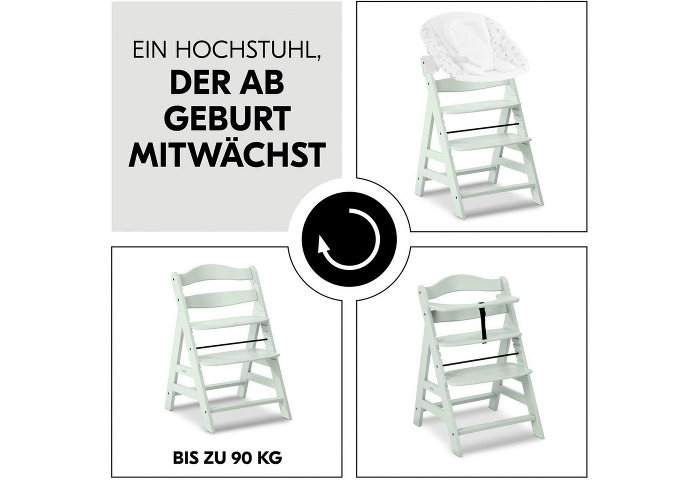 Hauck Hochstuhl Alpha+ – Bild 4 von 5