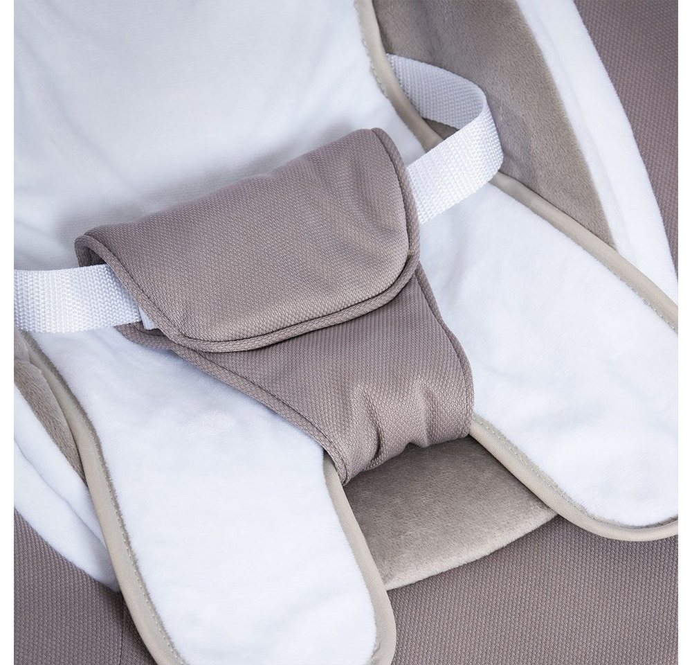 Hauck Hochstuhl Alpha Plus Walnut Newborn Set Deluxe (Set, 4 St), Holz Babyhochstuhl ab Geburt inkl. Neugeborenenaufsatz & Sitzauflage – Bild 5 von 5