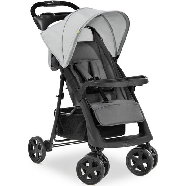Hauck Kinder-Buggy Shopper Neo II, grey, mit schwenk- und feststellbaren Vorderrädern,