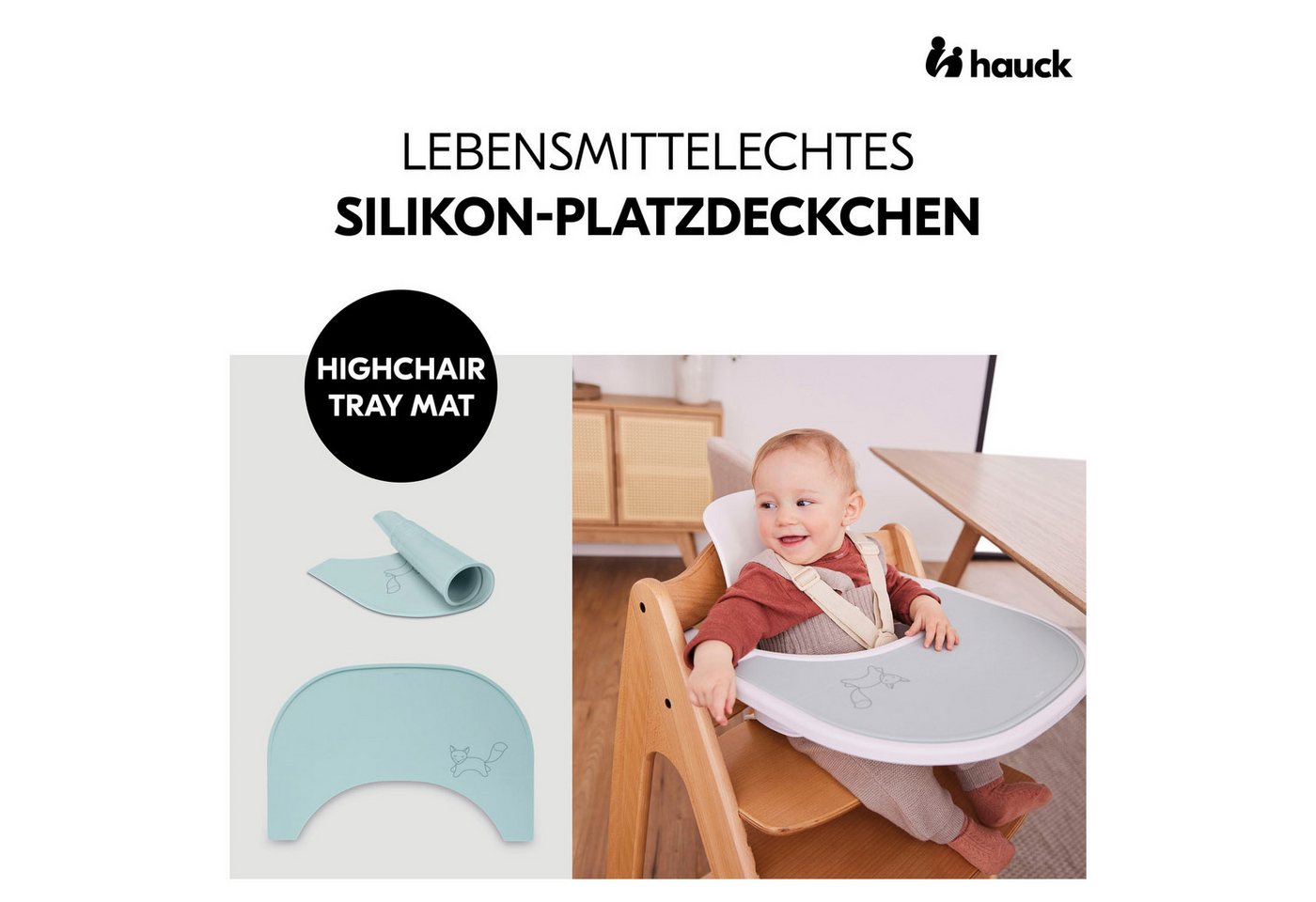 Hauck Platzset Highchair Tray Mat, für Hochstuhl-Essbretter – Bild 2 von 5