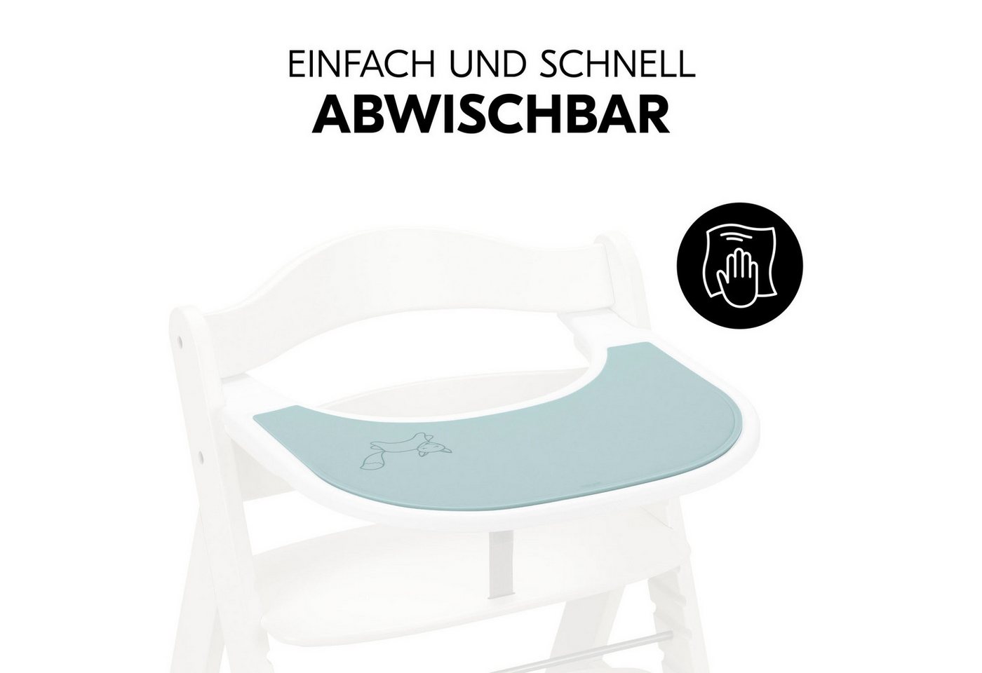Hauck Platzset Highchair Tray Mat, für Hochstuhl-Essbretter – Bild 3 von 5