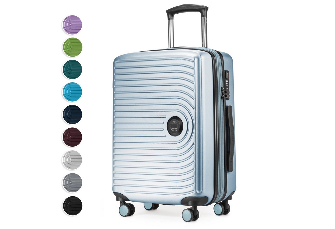 Hauptstadtkoffer Handgepäckkoffer Mitte, 4 Rollen, Handgepäck erweiterbar max. 55 L, TSA – Bild 4 von 4