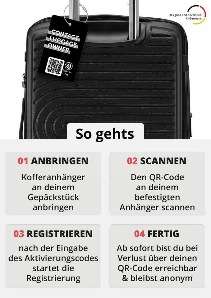 Hauptstadtkoffer Koffer Mitte, 4 Rollen, Mittlerer Koffer 68cm, erweiterbat auf 88L. TSA – Bild 2 von 5