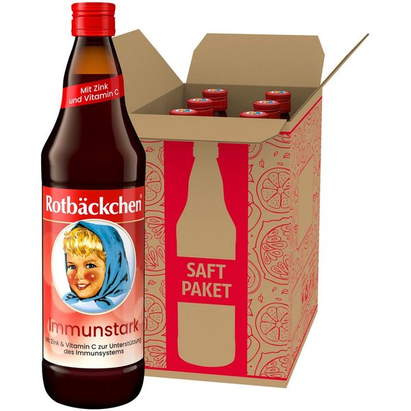 Haus Rabenhorst Saft ROTBÄCKCHEN Immunstark 6er Pack (6 x 700 ml), 4,2 l, 6 St.