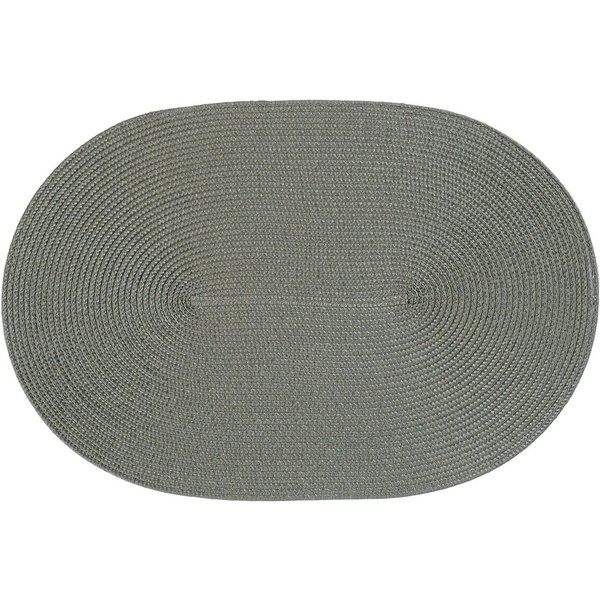 Haus und Deko Platzset Platzset oval ca. 45x30 cm Bast Optik Platzdeckchen Tischset geflochte, (1-St)
