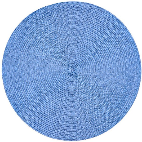 Haus und Deko Platzset Platzset rund ca. 35 cm Ø abwaschbar Bast Optik Tischset Platzdeckche, (1-St)