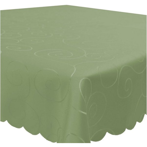 Haus und Deko Tischdecke Tischdecke Damast Ornamente eckig Circle Struktur bügelfrei pflegeleic (1-tlg)