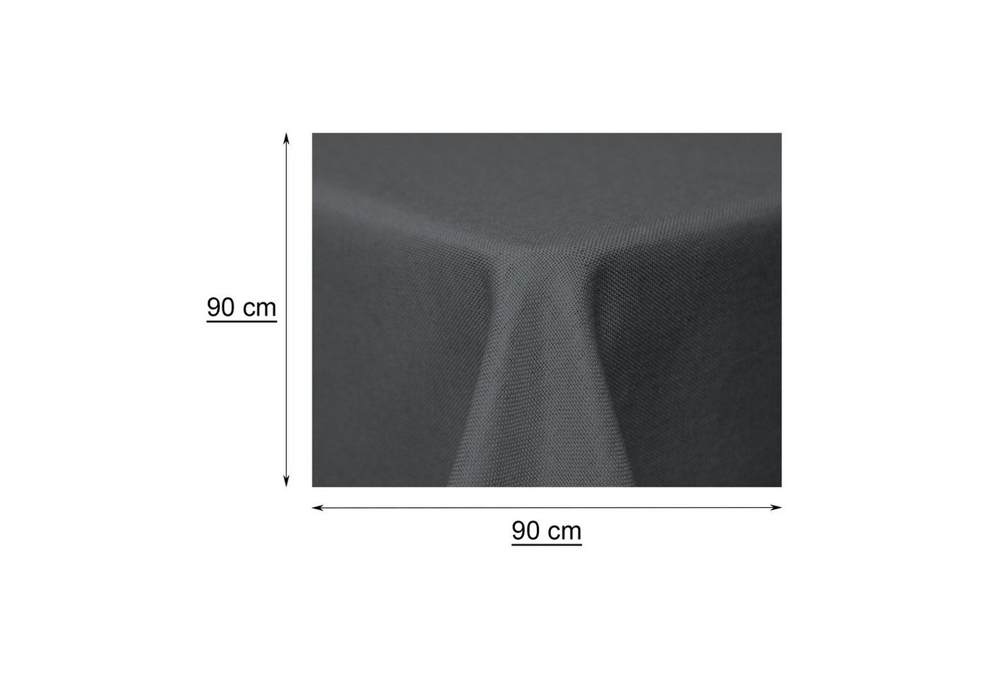 Haus und Deko Tischdecke Tischdecke eckig Leinenoptik Lotuseffekt Tischwäsche Wasserabweisend (1-tlg) – Bild 4 von 5