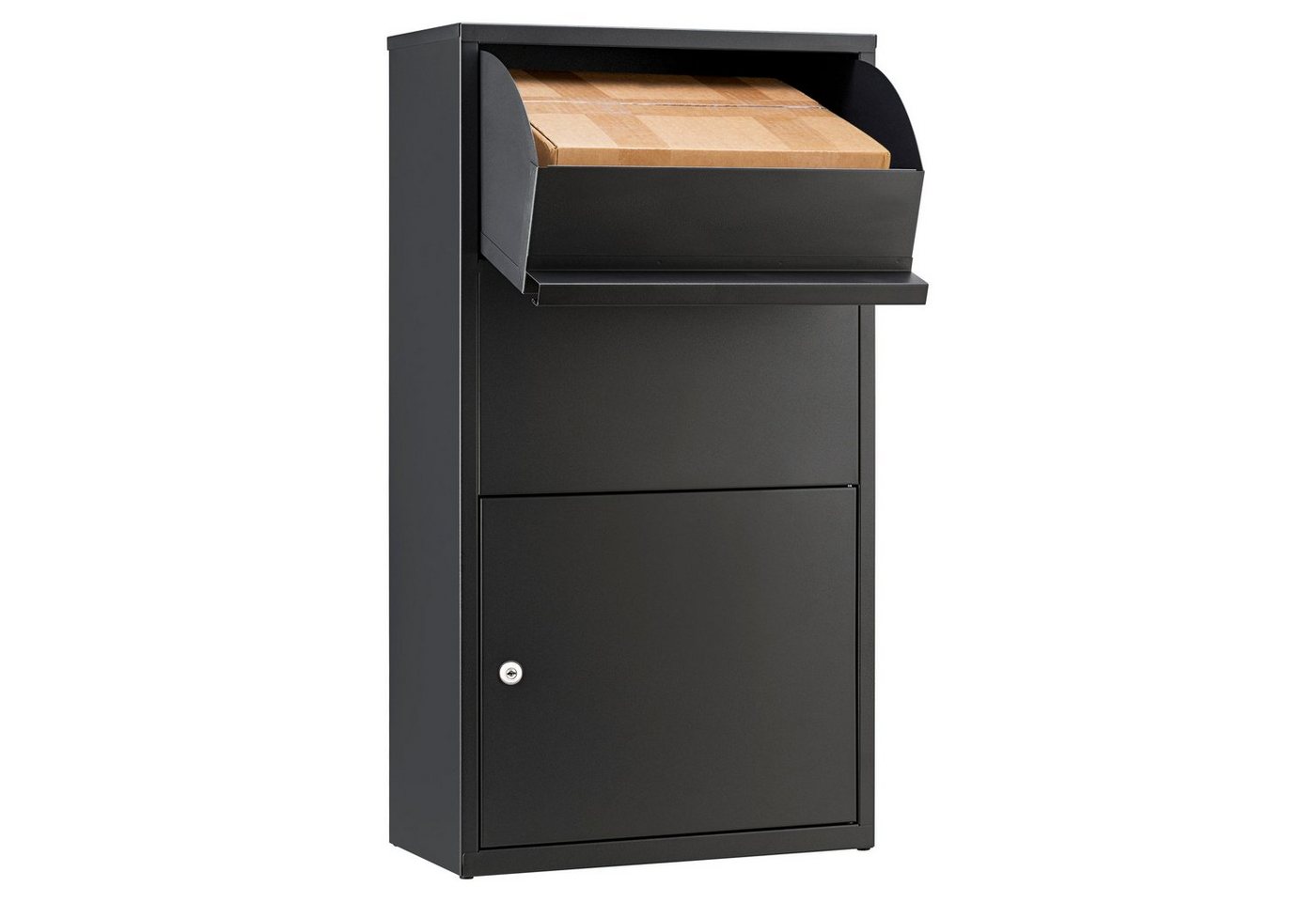 Haussmann Paketbriefkasten BOX 391, Briefkasten XXL, pulverbeschichtet, inkl. 4 Schlüssel – Bild 2 von 5