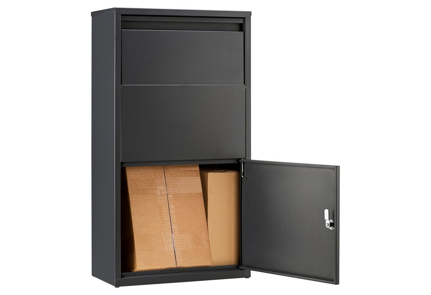 Haussmann Paketbriefkasten BOX 391, Briefkasten XXL, pulverbeschichtet, inkl. 4 Schlüssel – Bild 3 von 5