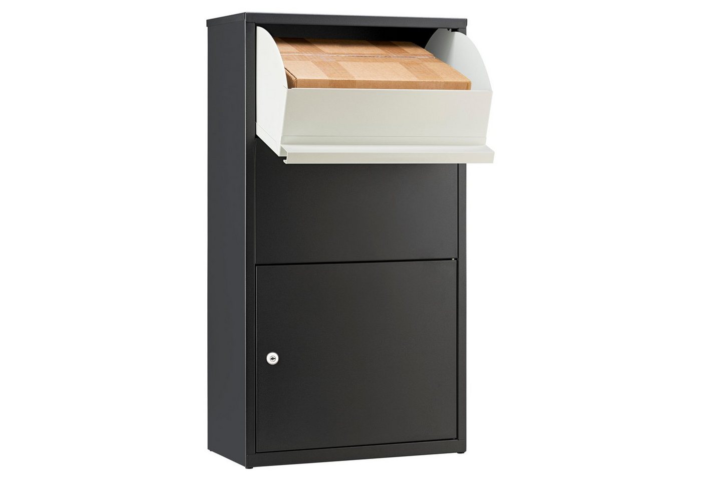 Haussmann Paketbriefkasten Paketbriefbox "One" - Pulverbeschichtet inkl. 4 Schlüssel – Bild 2 von 5