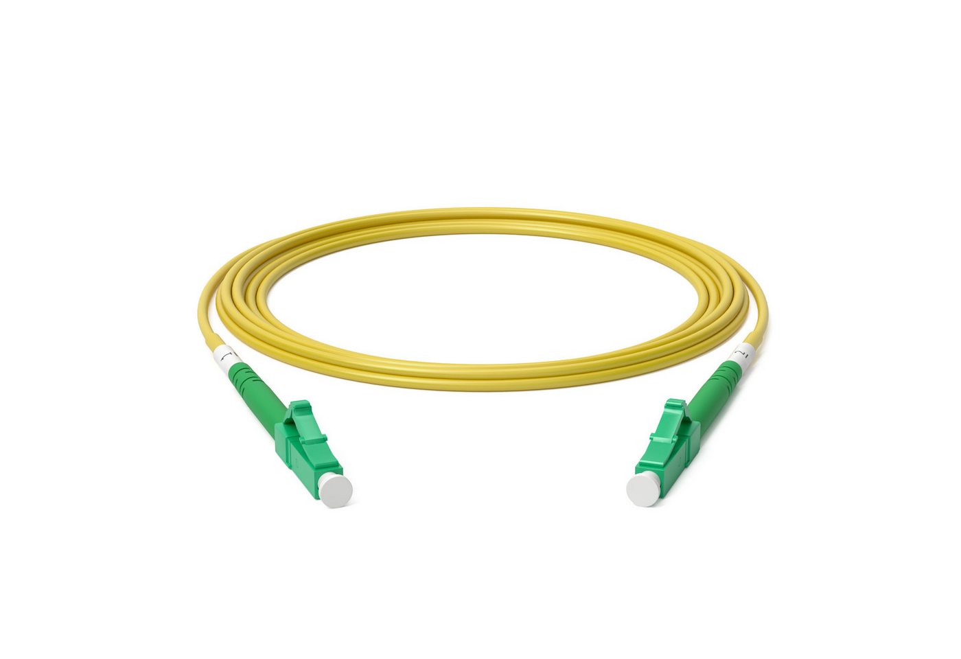 HB-DIGITAL Glasfaserkabel Netzwerkkabel 20m Simplex LC/APC-LC/APC, G.657.A2 Glasfaserkabel, (2000 cm), LSZH-Mantel - halogenfrei & flammwidrig – Bild 4 von 5