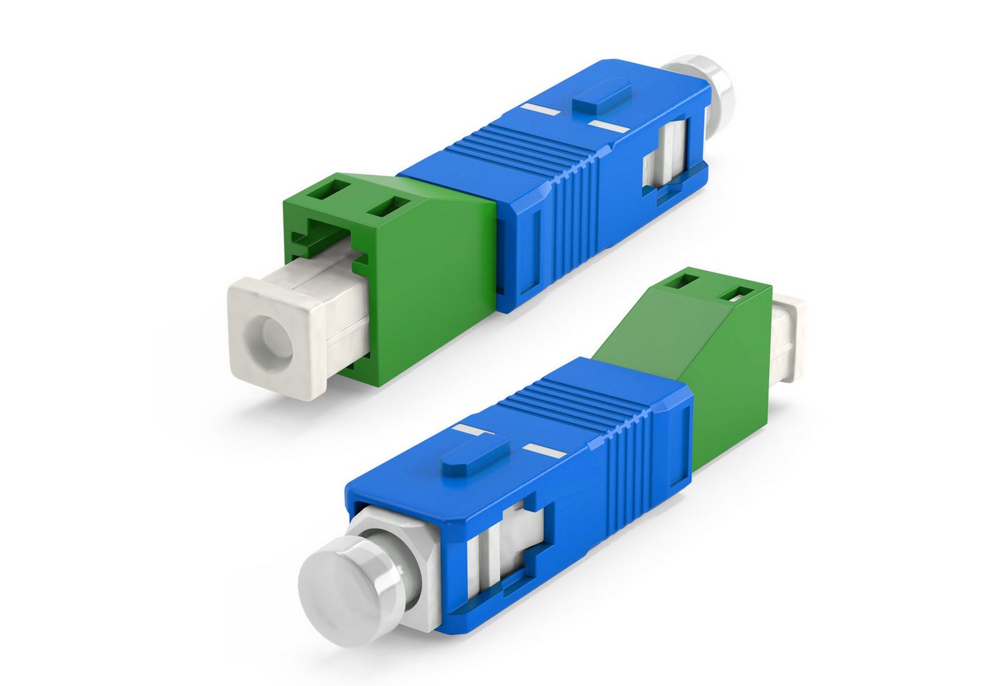 HB-DIGITAL LWL Adapter LC/APC auf SC/UPC Simplex Glasfaserkabel, Nur fuer passende LC/APC und SC/UPC Singlemode Anschluesse geeignet – Bild 4 von 5