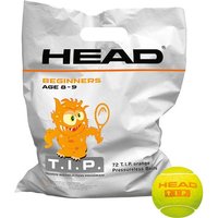 HEAD Ball 72B TIP orange - Polybag - 6DZ, Größe ONE SIZE in Grau