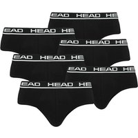 HEAD Herren Brief, 6er Pack - Slip, Logobund, Cotton Stretch, Größe M in Schwarz
