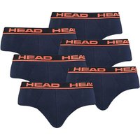HEAD Herren Brief, 6er Pack - Slip, Logobund, Cotton Stretch, Größe XL in Blau