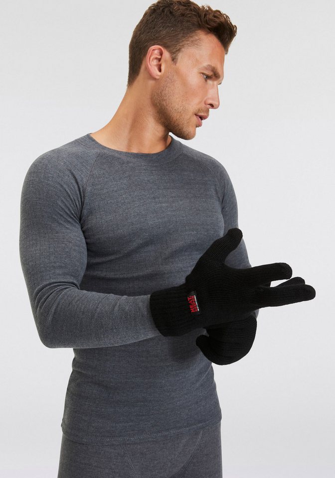 Heatkeeper Strickhandschuhe Thermohandschuhe mit elastischem Bündchen – Bild 4 von 5