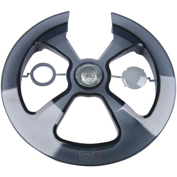 Hebie Kettenschutz Kettenschutzscheibe 48 Zähne Kettenschutzring, Universal und auch passend für Shimano Kurbeln ab 2003
