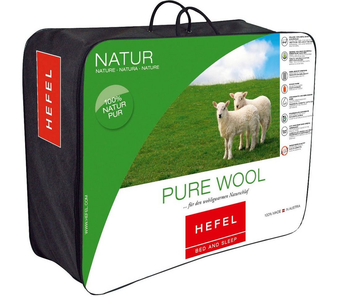 Hefel Naturhaarbettdecke Pure Wool – Bild 3 von 3