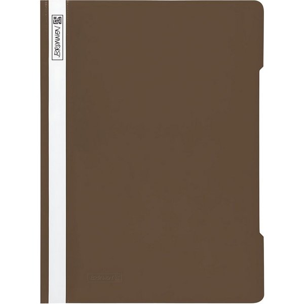 BRUNNEN Hefter BRUNNEN Plastik Schnellhefter A4 PP braun