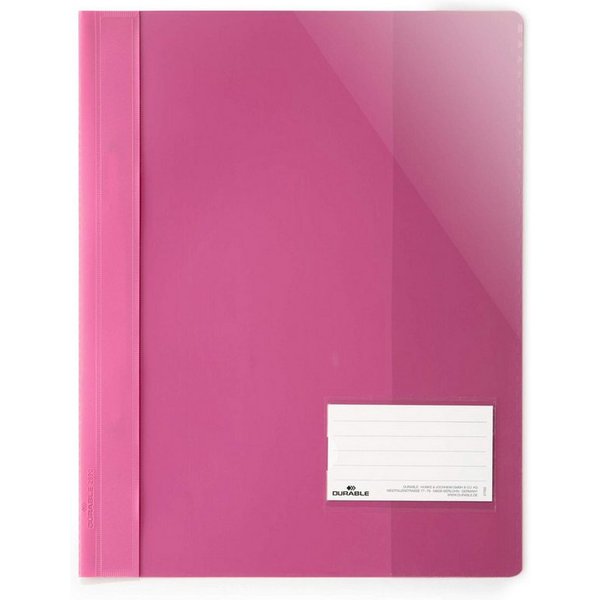DURABLE Hefter Durable Sichthefter A4 überbreit pi mit Fenster und Innentasche