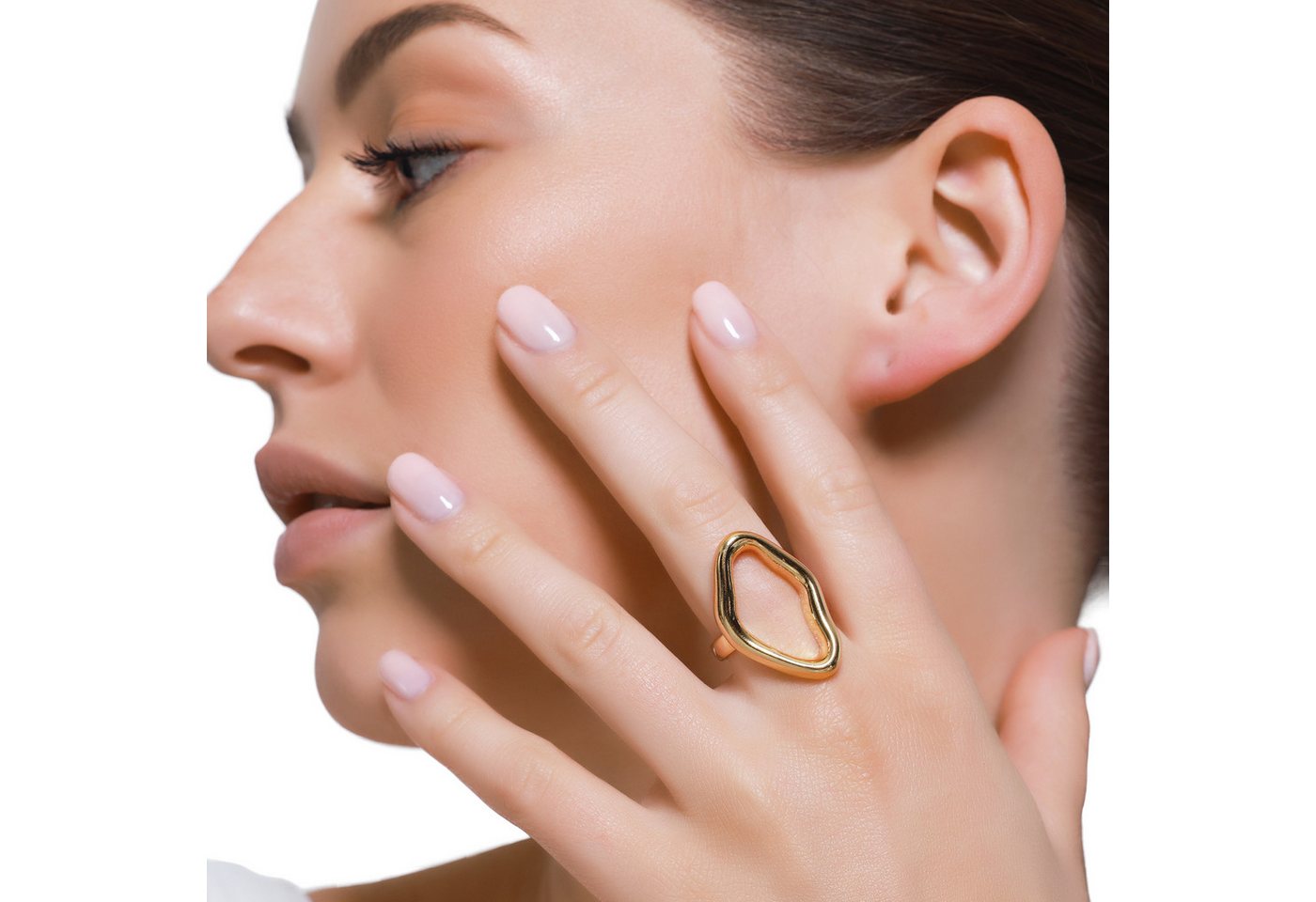 Heideman Fingerring Jolina goldfarben (Ring, 1-tlg., inkl. Geschenkverpackung), Damenring – Bild 5 von 5