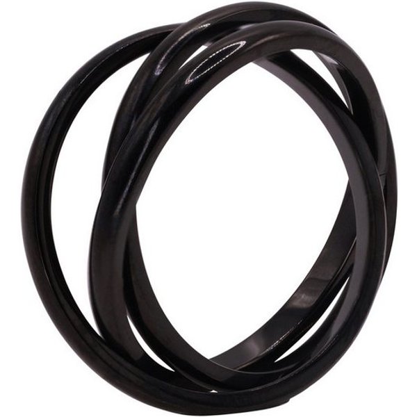Heideman Fingerring Jovin schwarz farben (Ring, 1-tlg., inkl. Geschenkverpackung), Damenring