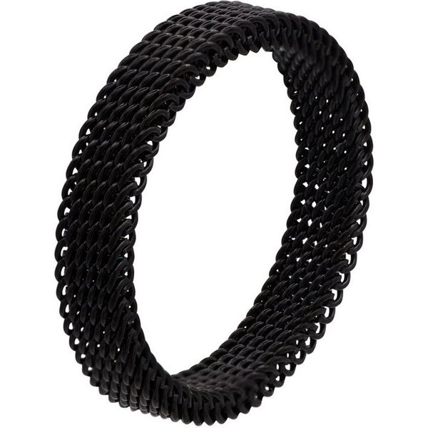 Heideman Fingerring Sarah schwarz farben (Ring, 1-tlg., inkl. Geschenkverpackung), flexibler Ring für Frauen