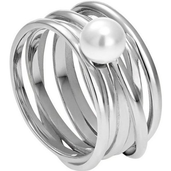 Heideman Fingerring Serpens poliert (Ring, 1-tlg., inkl. Geschenkverpackung), Damenring für Frauen mit Perle