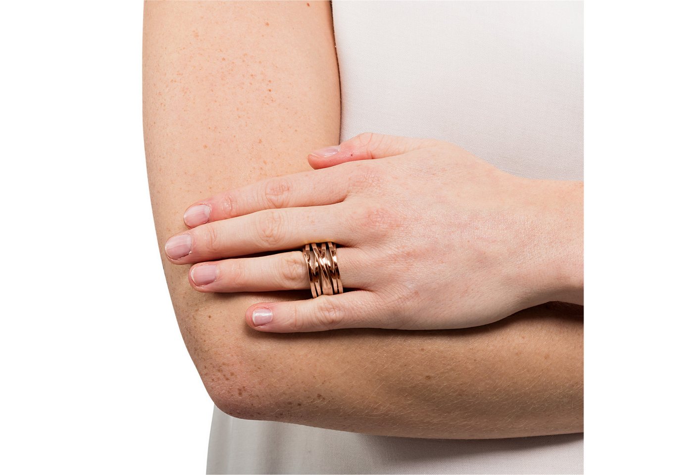 Heideman Fingerring Serpi poliert (Ring, 1-tlg., inkl. Geschenkverpackung), Damenring – Bild 4 von 5